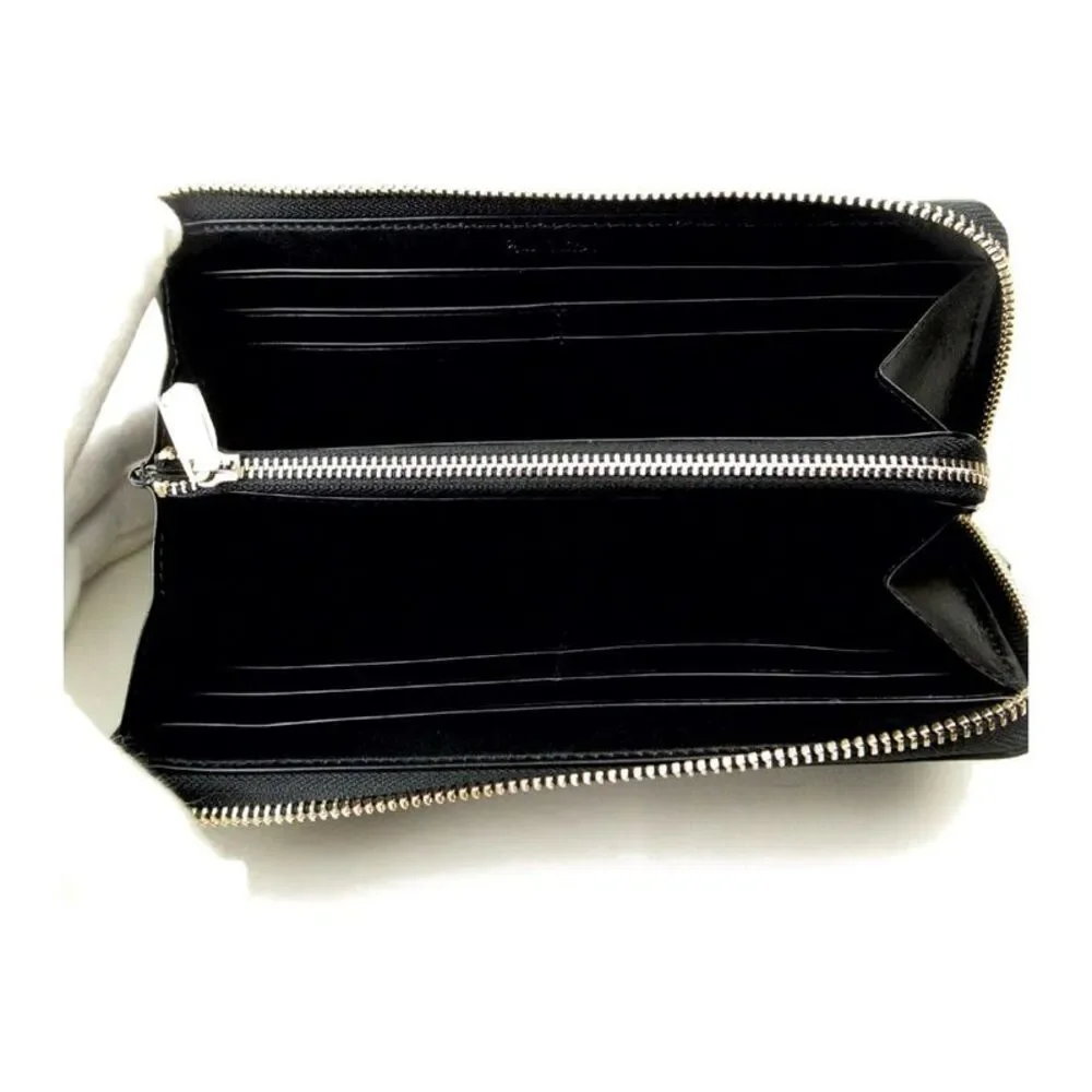 Paul Smith Bright Stripe Trim Leather Long Wallet
